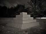 Schnee-Pyramide