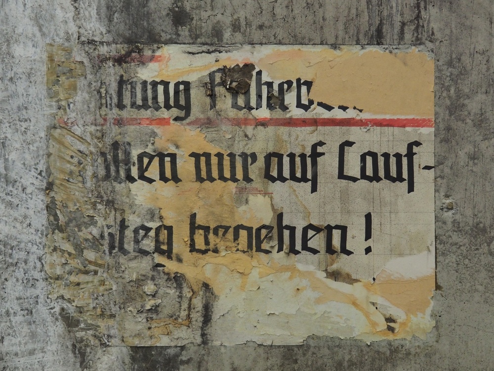 Altes Schild